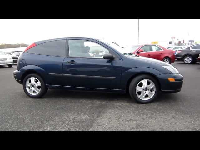 2003 Ford Focus ZX3, blue - Stock# B2017A - Walk around - YouTube