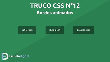 Trucos CSS (12) - Bordes animados