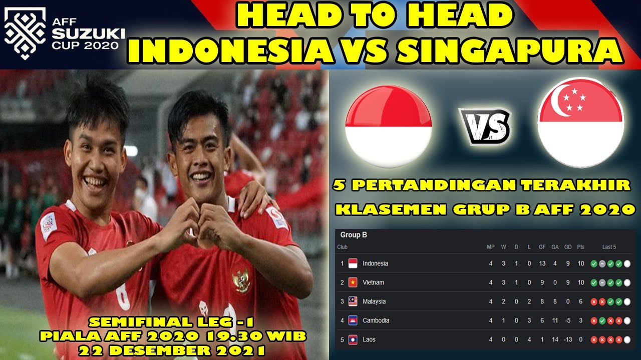 Indonesia vs singapura hari ini