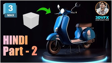 # Scooter -Modeling in 3DS max Part-2