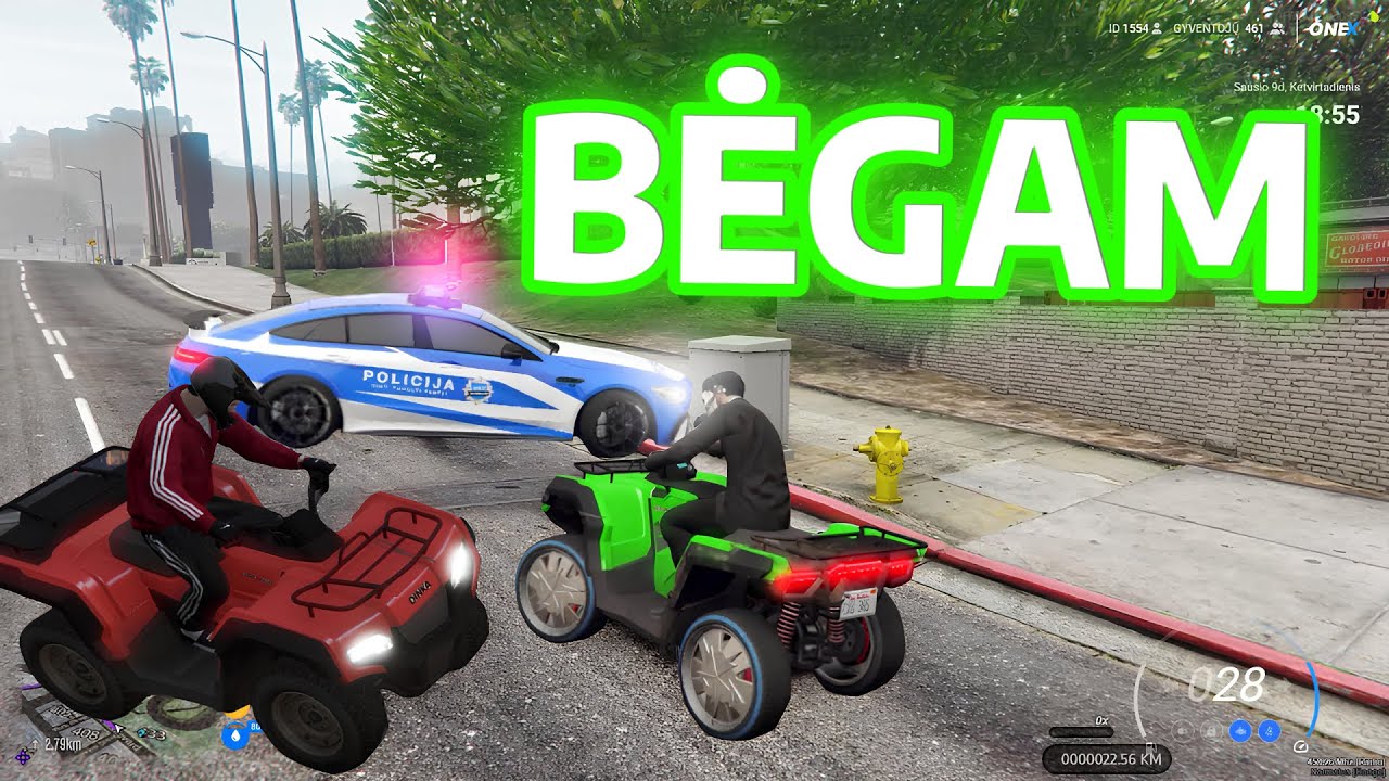 Bėgam Nuo PD Su Keturračiais Onex.lt #5 ft. 
