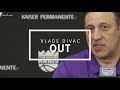 Vlade Divac is stepping down as General Manager of the Sacramento Kings
