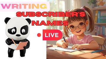 ✨ Writing Your Name LIVE! 🎨 | Join the Stream & Get Your Name Written On-The-Spot!