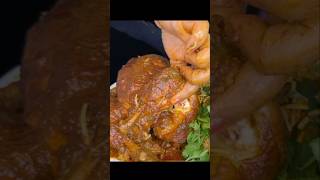 ASMR: Eating Whole Chicken Curry Eating Challenge 😍😋egg curry with basmati rice salad Mukbang🔥