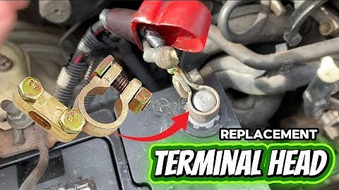 How to Replace a Car Battery Terminal Head Easily at Home | Fix a Broken Cable of Battery Terminal