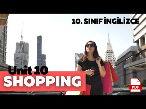 10. Sınıf İngilizce 10. Ünite Shopping | Ünite Kelimeleri