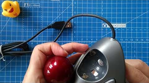 Clean Logitec Marble Trackman