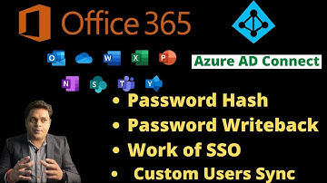 What is work of Azure AD connect | Password Hash , Password Writeback , SSO | Office365 Training
