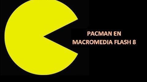 Como hacer animacion (pacman) en macromedia flash 8 (facil y rapido)