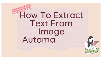 How to Extract Text From Image Automatically