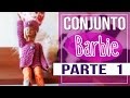Saco En Crochet Para Barbie - Conjunto para Barbie Parte 1