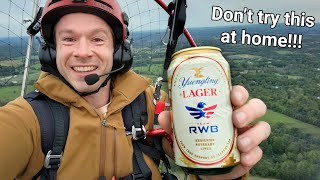 Midflight Paramotor BEER!!!
Paramotor Training Interest Form - https://tuckergott.com/pages/the-risky-academy-interest-form
Purchase Paramotor Gear Here - https://tuckergott.com/collections/gliders
Instagram - https://www.instagram.com/tuckergott/
Facebook - https://www.facebook.com/tucker.gott Midflight Paramotor BEER!!!