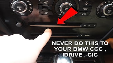 NEVER DO THIS TO YOUR BMW IDRIVE , CCC , CIC & HERES WHY