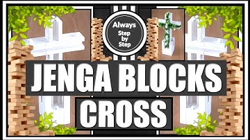 🟢UNIQUE TUMBLING TOWER BLOCKS EARLY EASTER DIYS🟢NEW JENGA BLOCKS EASTER CROSS 2025🟢HE IS RISEN🟢