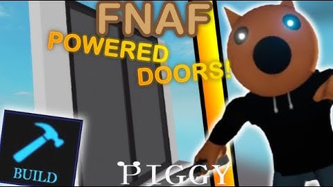 How To Make FNAF POWERED DOORS In ROBLOX Piggy BUILD MODE! [Quick and easy tutorial]