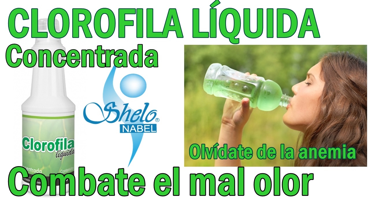 Como tomar clorofila liquida para adelgazar