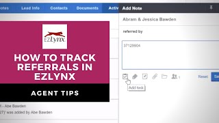 How To Track Referrals in EZLynx