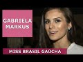 Gabriela Markus Miss Brasil 2012; no  SPFW verão 2014 por Francisco Chagas