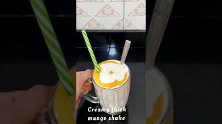 Thick Creamy Mango Shake | Mango shake | Home Food Station