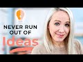ENDLESS Content Ideas for your Content Calendar | Content Creation Strategy!