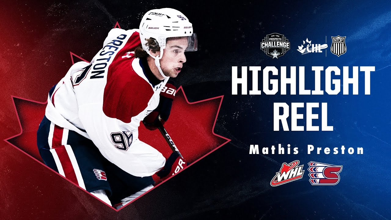 Mathis Preston | 2025 CHL USA Prospects Challenge Highlight Reels - YouTube