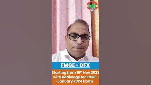 FMGE - DFX | ENT || Dr. Deepak Arora