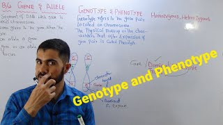L-5 Part A Genotype and Phenotype Difference Explained with Example in Urdu