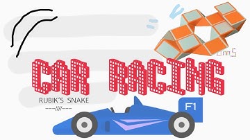 Rubik’s snake 24 : CAR RACING / FORMULA 1 - Step by step & SLOW