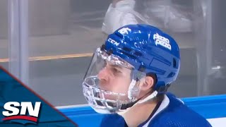 Maple Leafs' Mitch Marner Wires Home Breakaway Goal To Notch Second Career Hat Trick