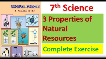 Exercise 3.Properties of Natural Resources Class 7 Science  exercise properties of natural resources