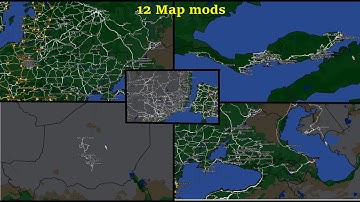 Ets 2 new 1.47 Map combo | 12 maps
