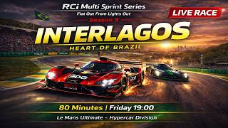 INTERLAGOS HYPERCAR SHOWDOWN 🔥 | RCI Multi Sprint Series S5 Round 2 LIVE | Le Mans Ultimate
