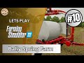 Wrapping Hay Bales, Baling Up Straw - Bally Spring - Farming Simulator 22 - EP10