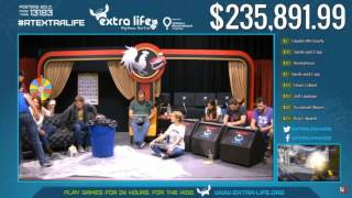 Rooster Teeth Extra Life Stream Hour 13 and14 AH, Lazer Team – Michael, Gavin, Lindsay, Jeremy, Mica