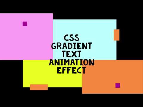 Css Gradient Text Animation | #Html #Css