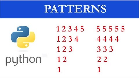 Inverted Right-angle Triangle Number Pattern in Python  || My Academy
