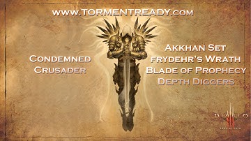 Diablo 3 RoS 2.1 T5 Condemn Crusader Build Season One Torment Ready