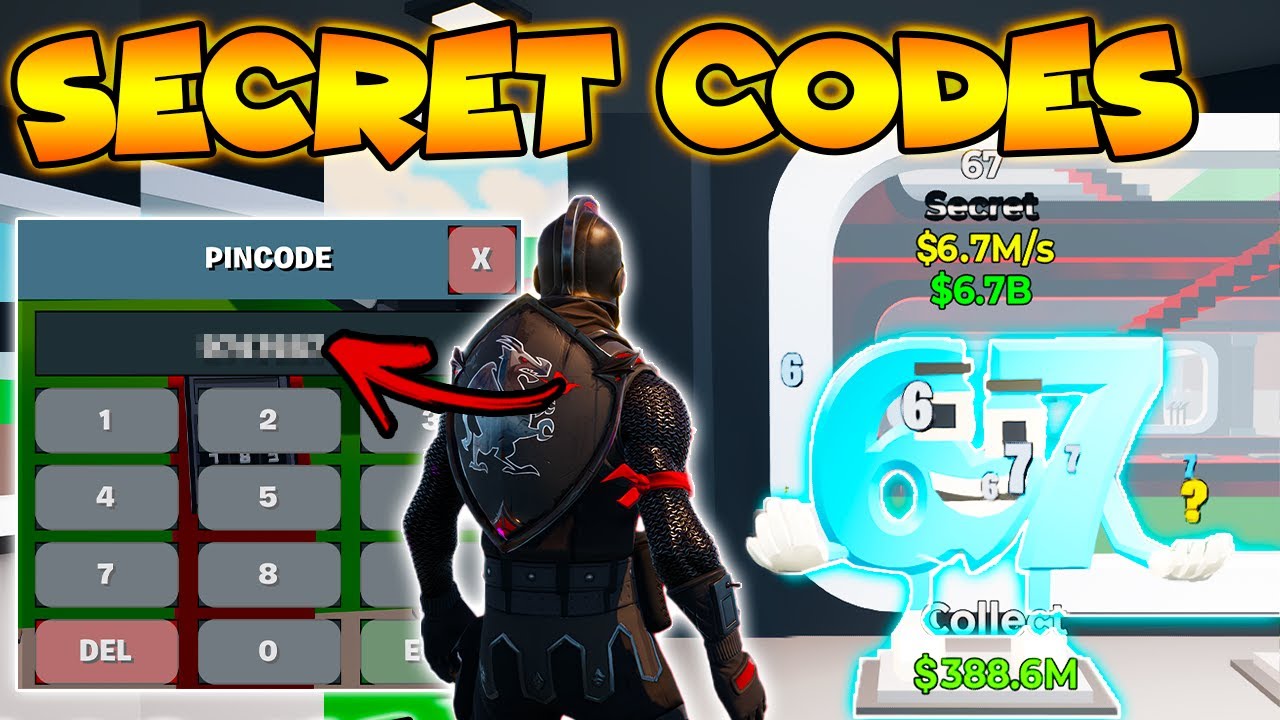 Secret. Admin Code Guaranteed 67 Secret Codes Fortnite Steal The Brainrot Admin Abuse ...