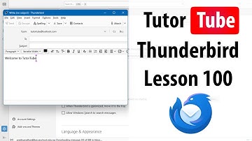 Thunderbird - Lesson 100 - Installing Add Ons