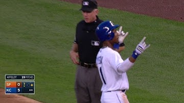 SF@KC: Dyson singles in Escobar to pad Royals