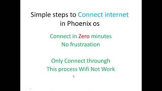 All in one Solution How to connect  internet in Phoenix OS||WIFI Problem & Match response time error