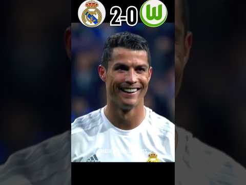 Real Madrid Vs Wolfsburg What a come back 3-2 ronaldo hattrick 🤯🔥#shorts #football #youtube