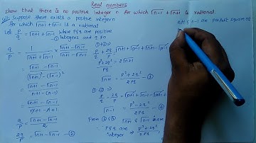 Real number_cbse_class -10 √n+1 +√n-1 rational RD sharma