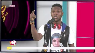 Akwa P freestyle session on Rythmz Live with DJ Xpliph on GhOne TV