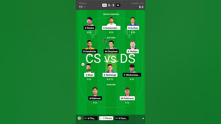 Colombo Strikers vs Dambulla Sixers t20 lpl match