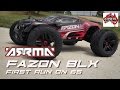 ARRMA FAZON 6S BLX First Run on 6S with 17T Pinion