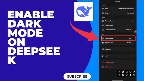 How To Change The Color Scheme To Dark Deepseek 2025|Change Color Scam On DeepSeek