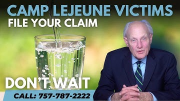 ⚖️ Camp Lejeune Water Contamination Victims - File Your Claim Today