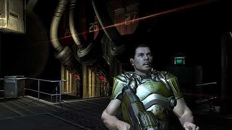 Doom 3 : Delta Labs Sector 4, Hell Knight intro and fight