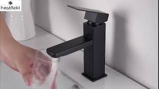 Baterie Lavoar Chiuveta Baie Heatflekt N17 Monocomanda, Negru Mat